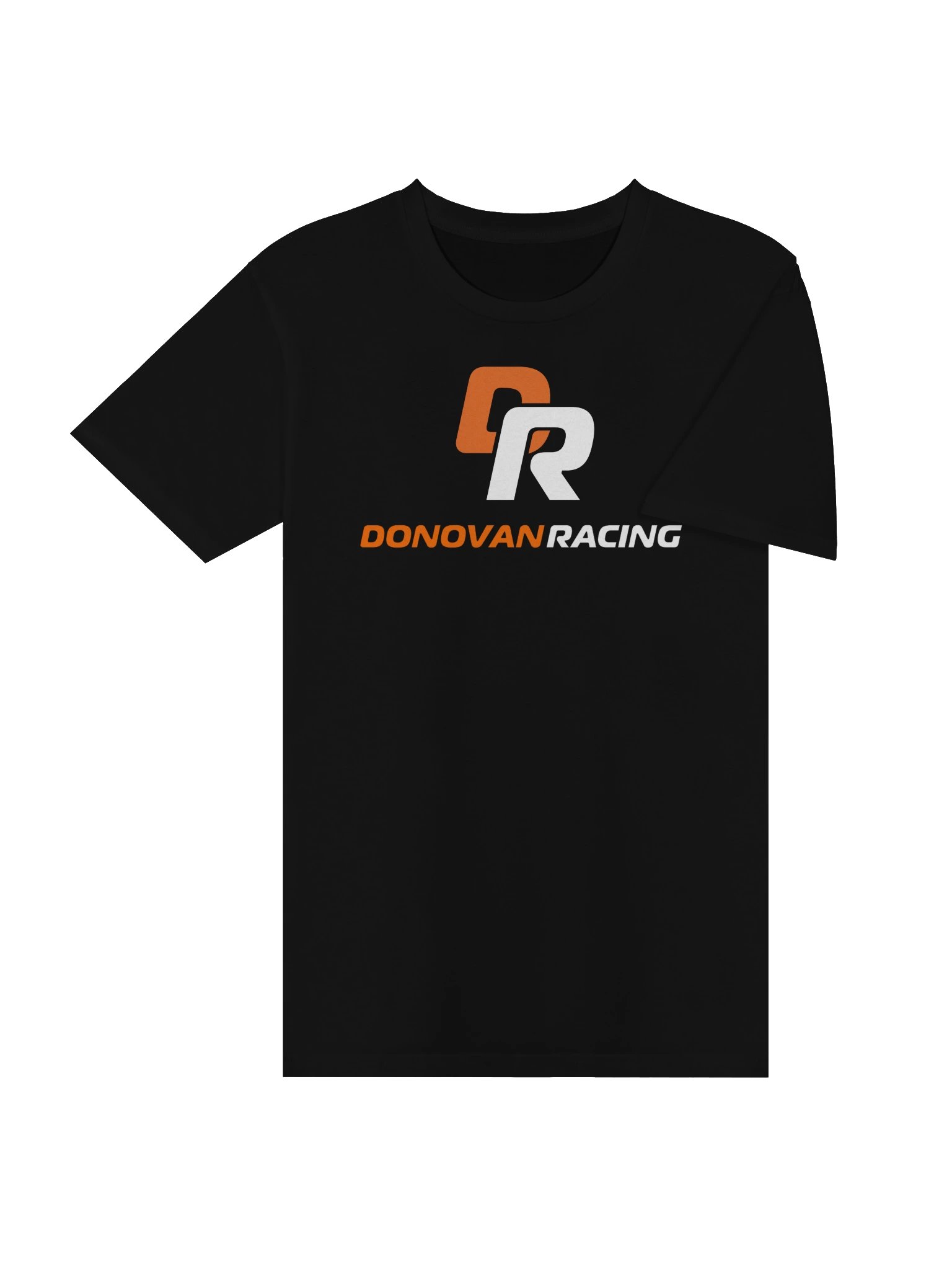 Donovan Racing Premium Tee | Orange and White Lockup product image (3)
