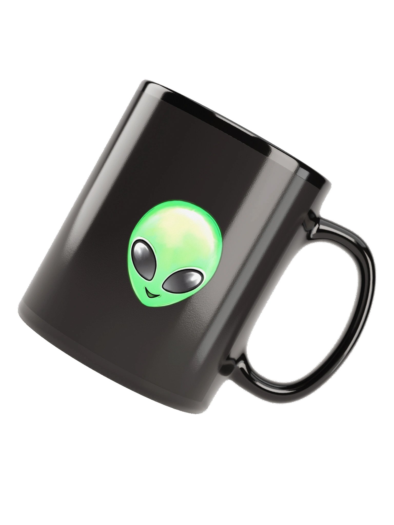 Alien Abduction Black Glossy Mug product image (11)