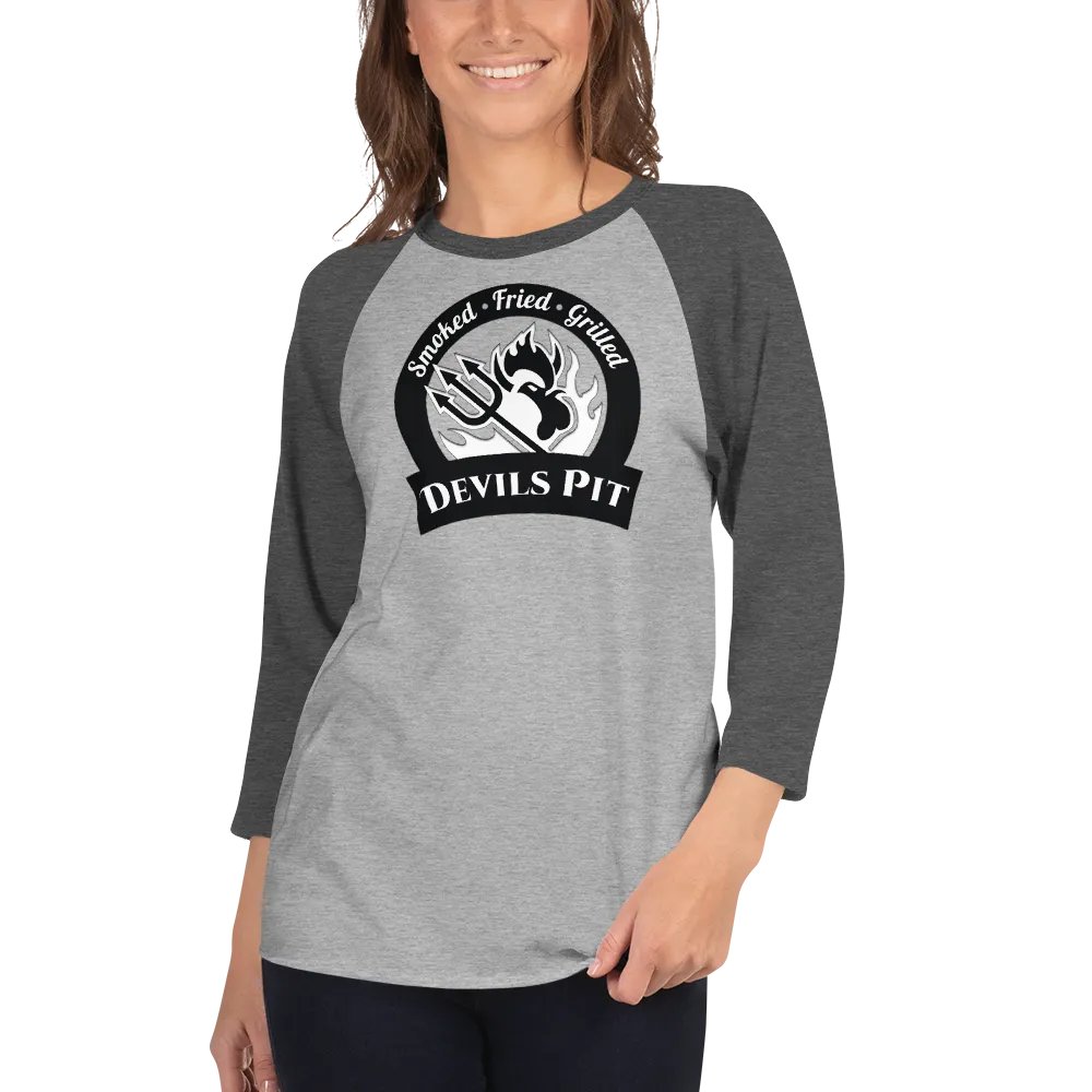 Devils Pit Logo 3/4 Sleeve product image (12)
