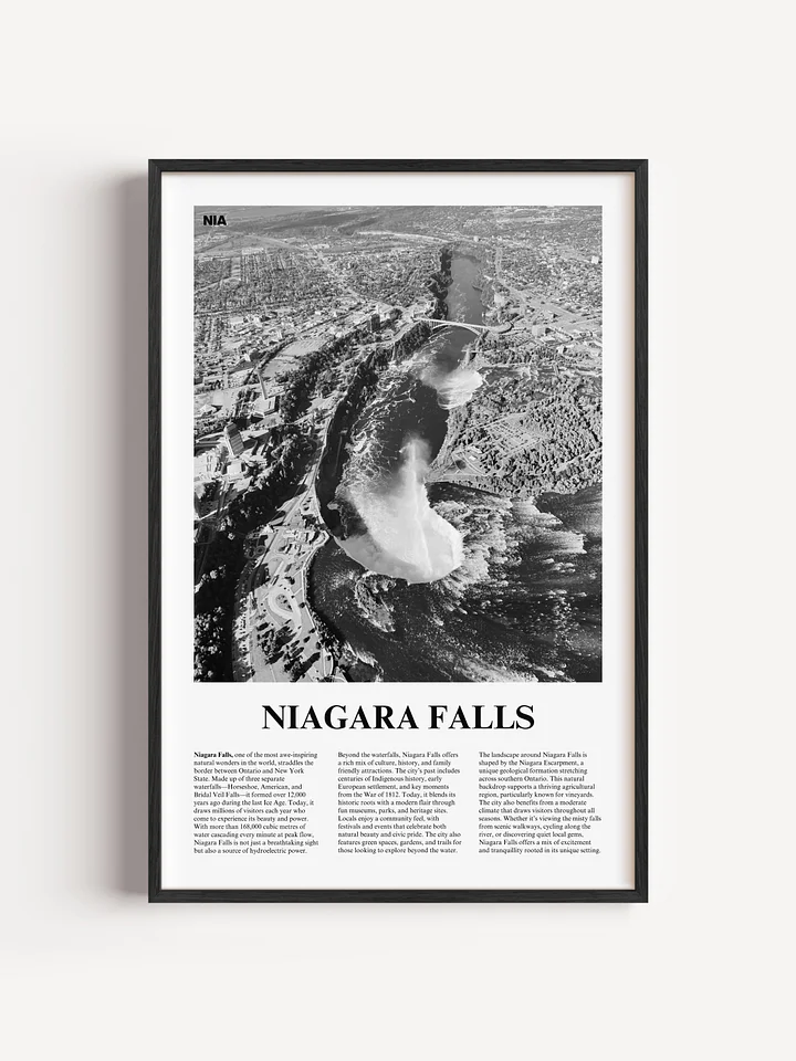 Niagara Falls 01 Newspaper Poster product image (1)