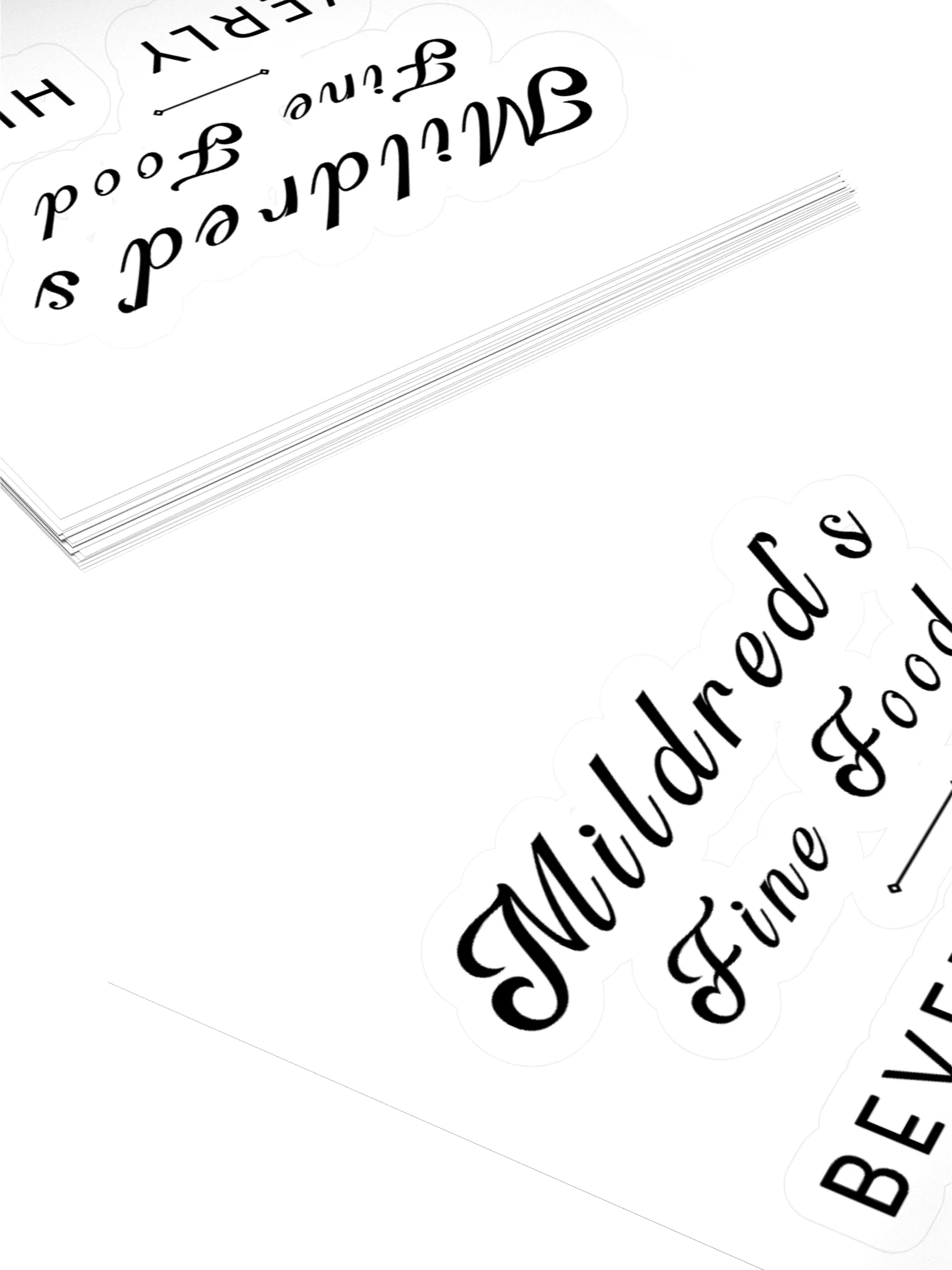 Mildred's Fine Food Sticker product image (7)
