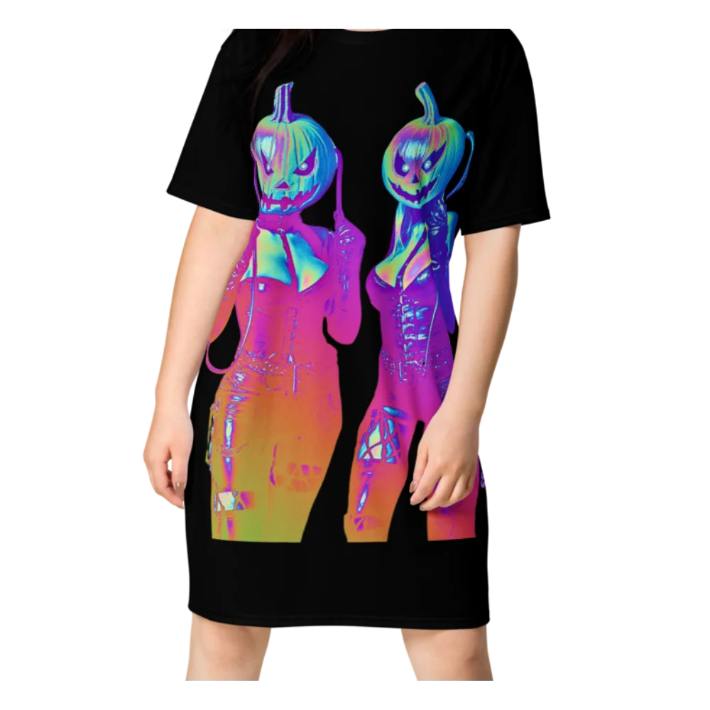 Men's Rainbow Freaky T-Shirt Dress product image (1)