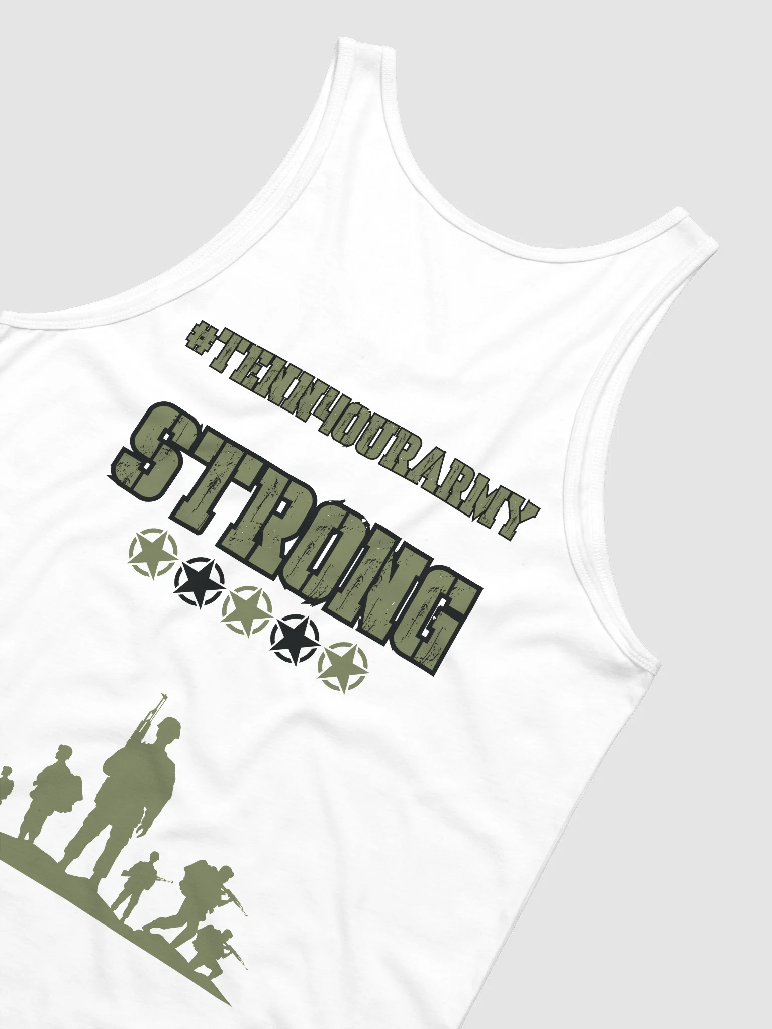 #TeNN4OURARMY Tank - Green & Black product image (10)