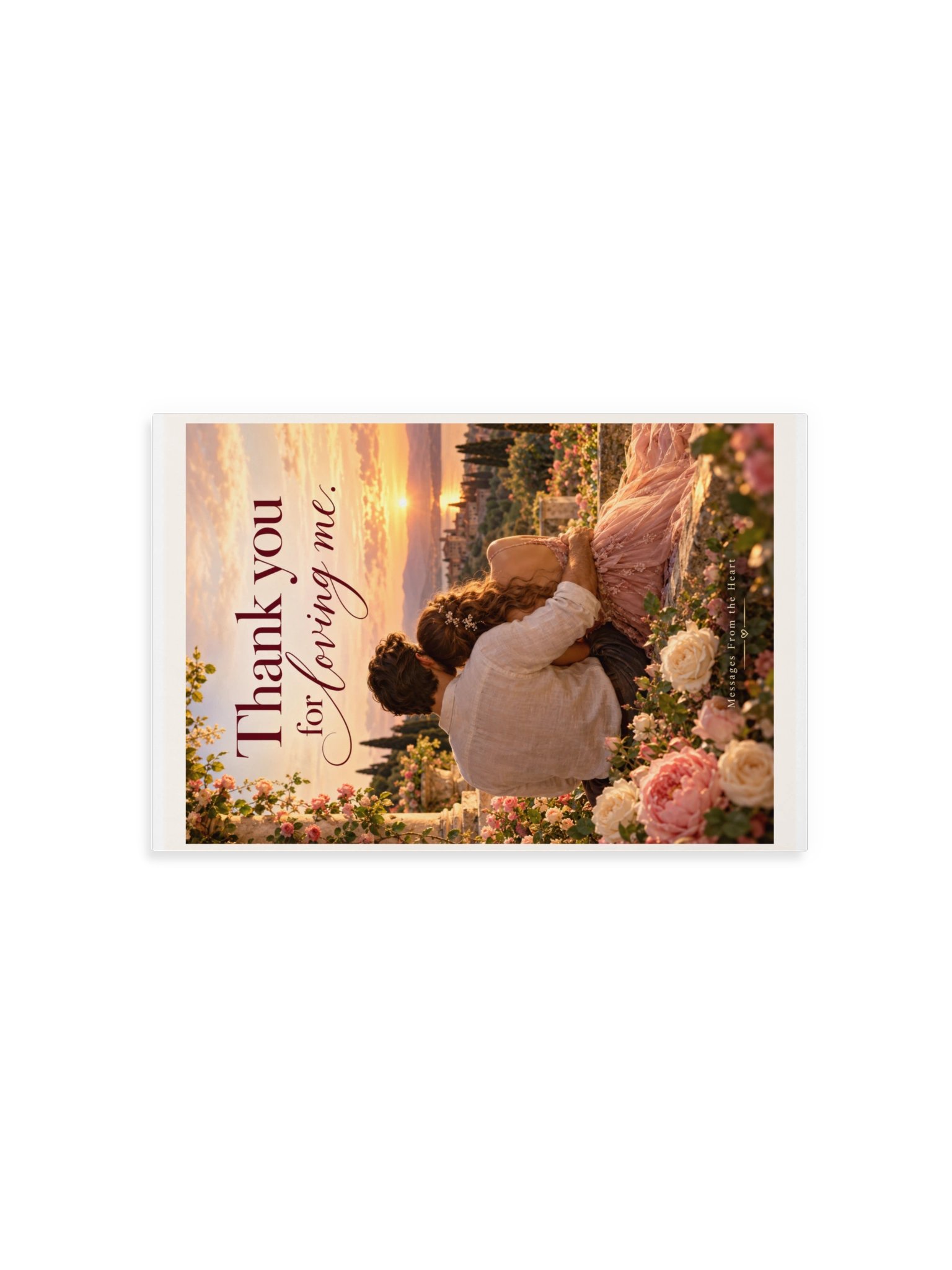 Thank You for Loving Me — Physical QR Greeting Card product image (5)