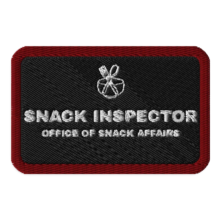 Snack Inspector Embroidered Patch product image (1)