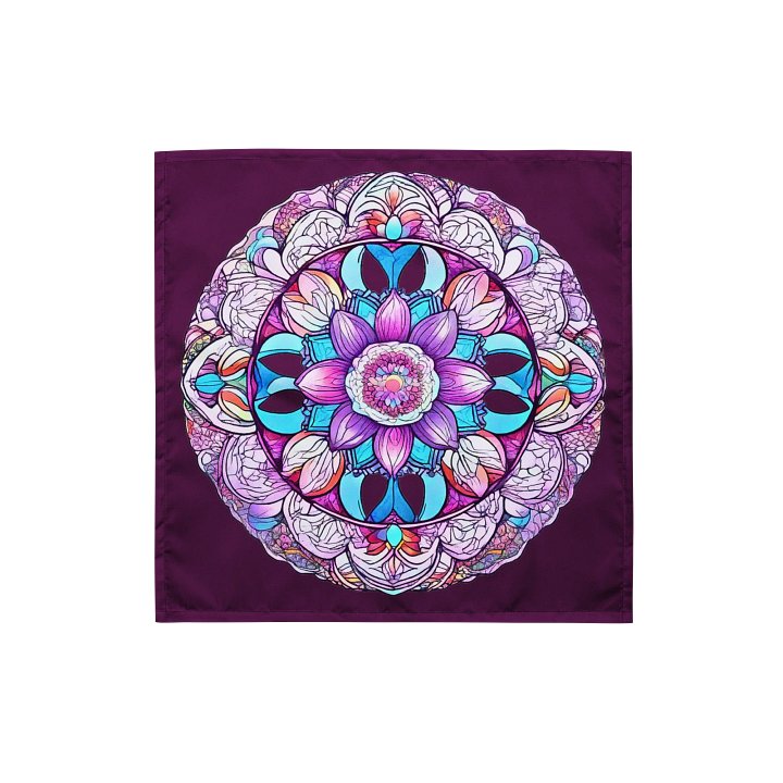 Moonlit Garden Mandala - Bandana product image (1)