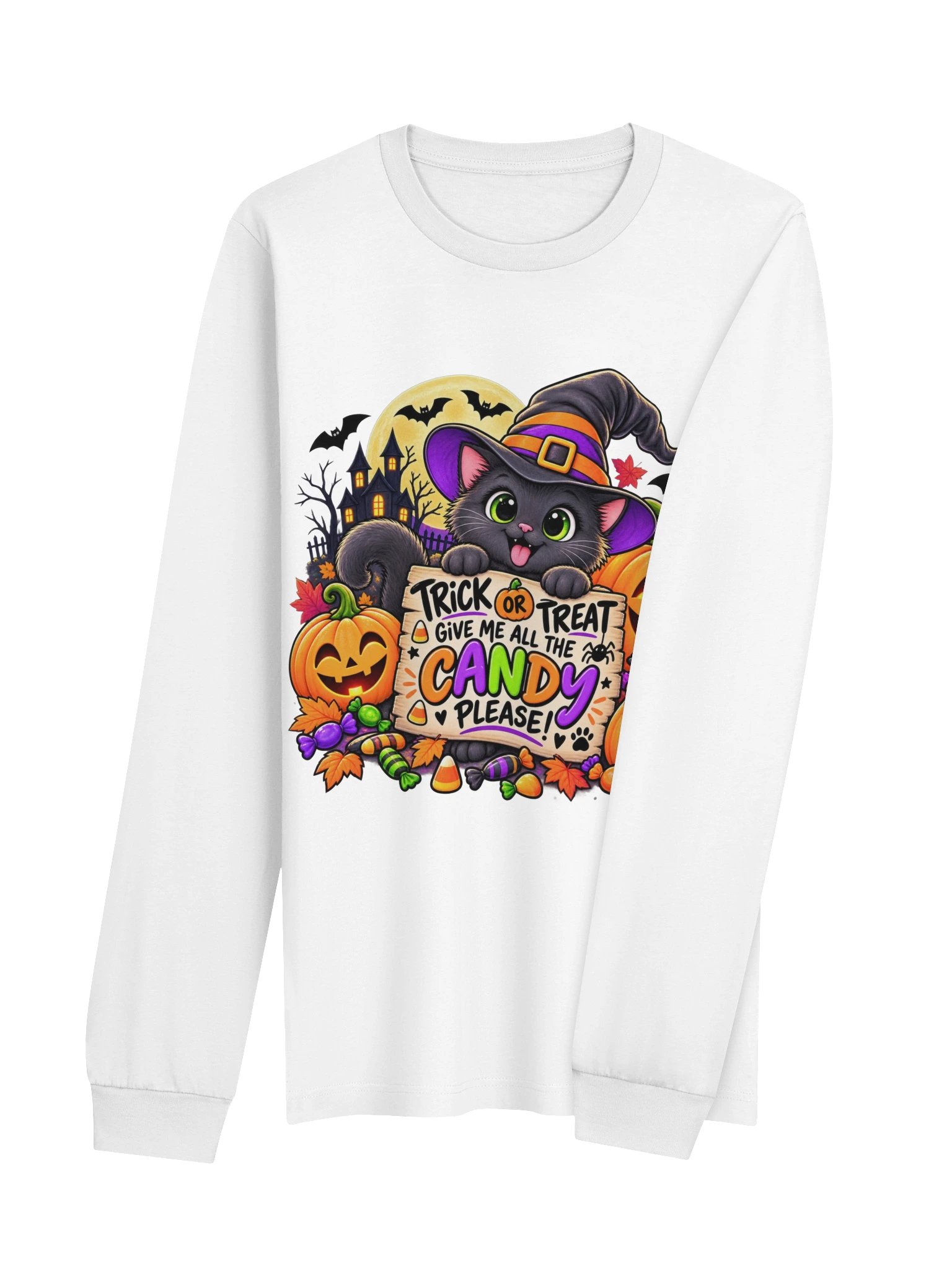 Give Me All the Candy Please Long Sleeve Tee product image (4)
