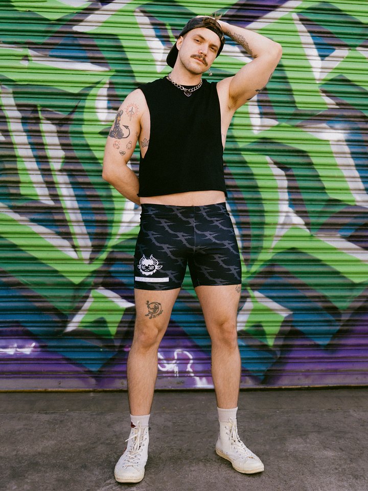 Savage Print Bike Shorts (Unisex) product image (2)