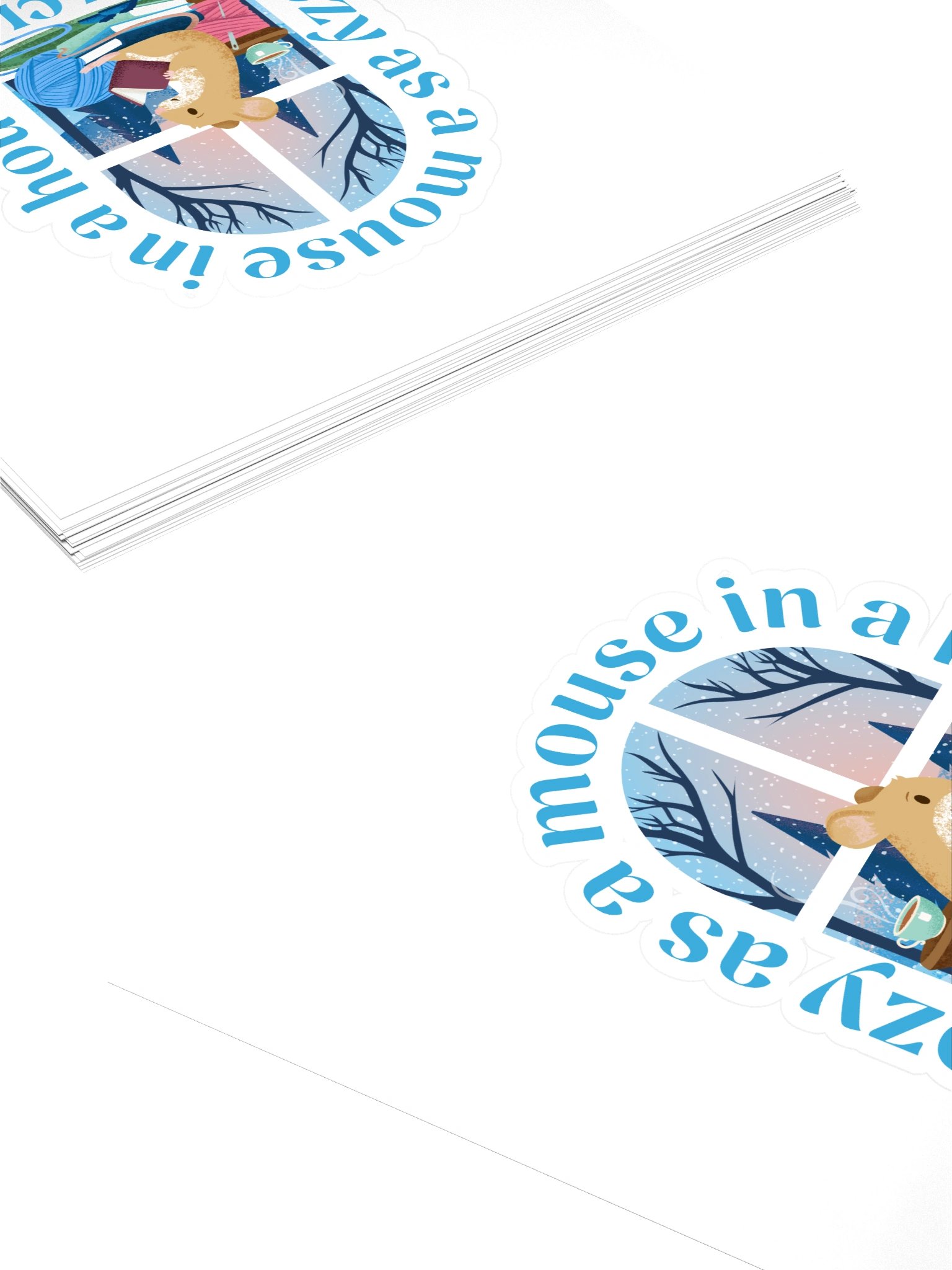 Cozy Mouse Book Club Sticker product image (4)