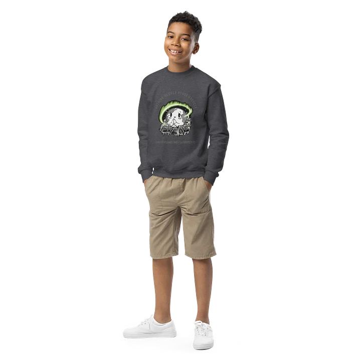 Save Me Kids Crew Neck Sweatshirt | Eco-Friendly Style for Young Activists product image (1)