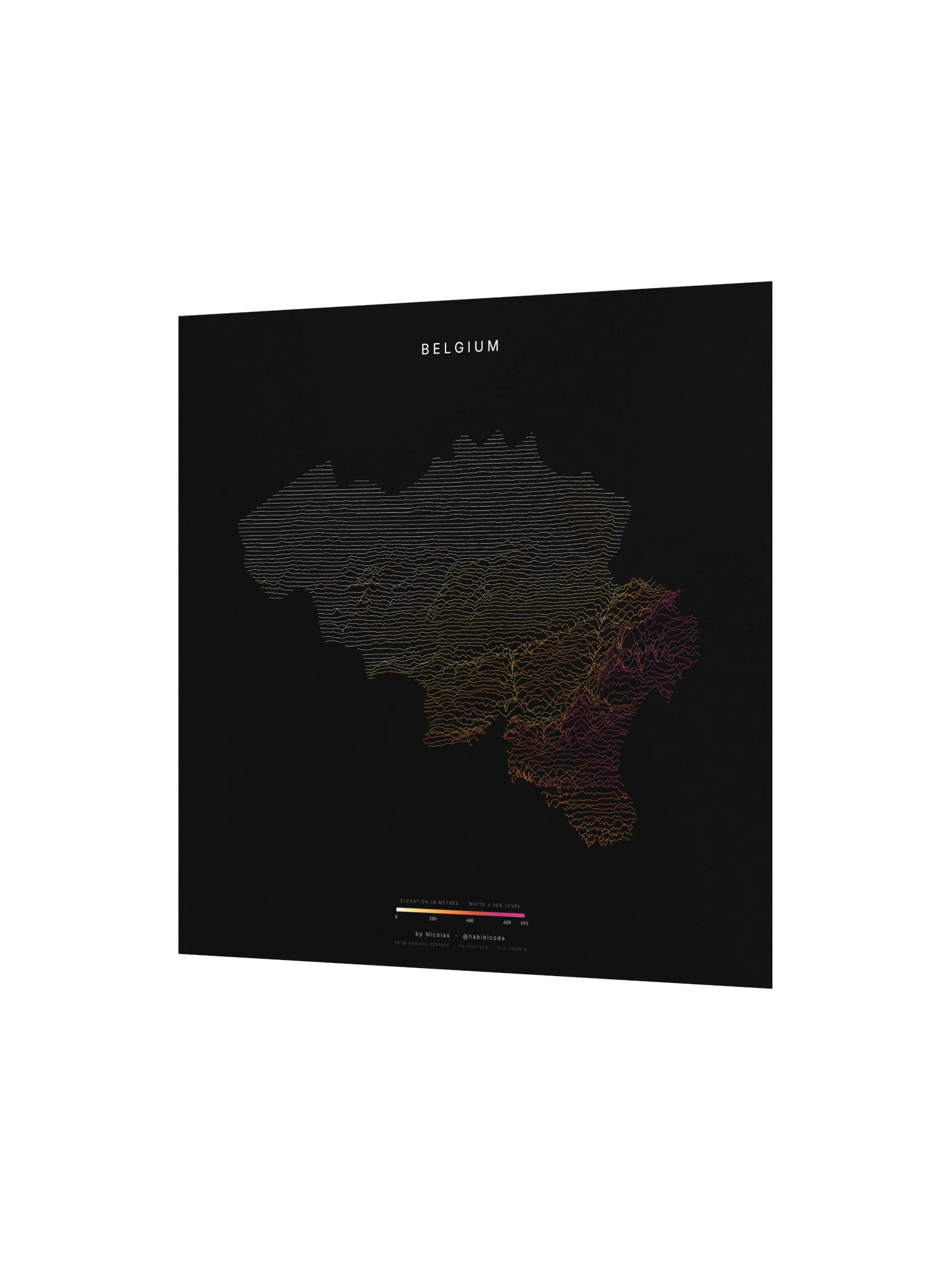 Ridgeline Poster - Belgium product image (2)