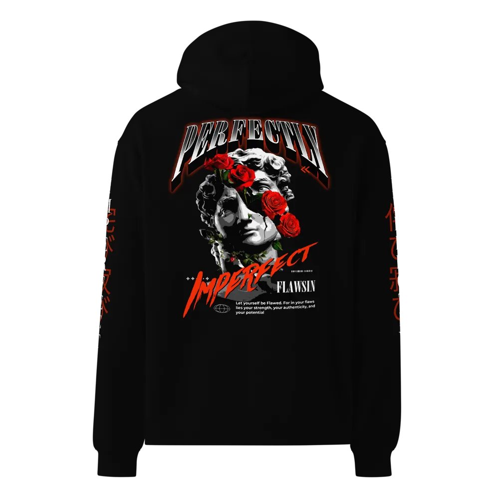 Perfectly Imperfect (Wabi-Sabi) Unisex Premium Oversized Hoodie product image (3)