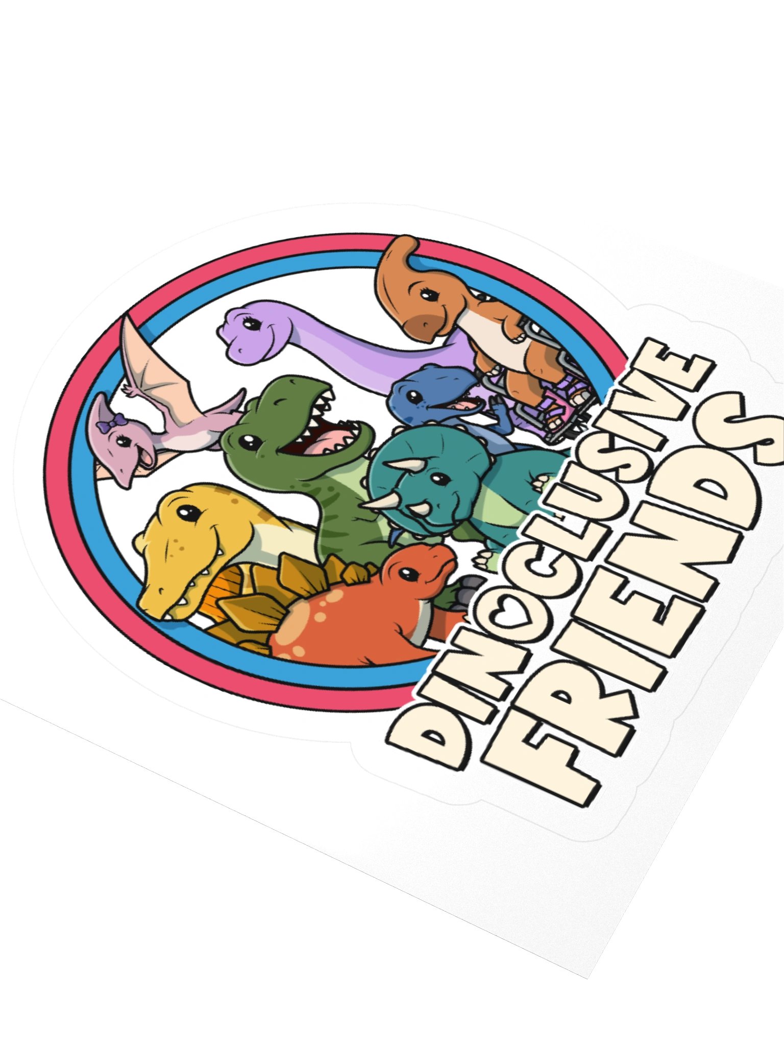Dinoclusive Friends - Sticker product image (8)