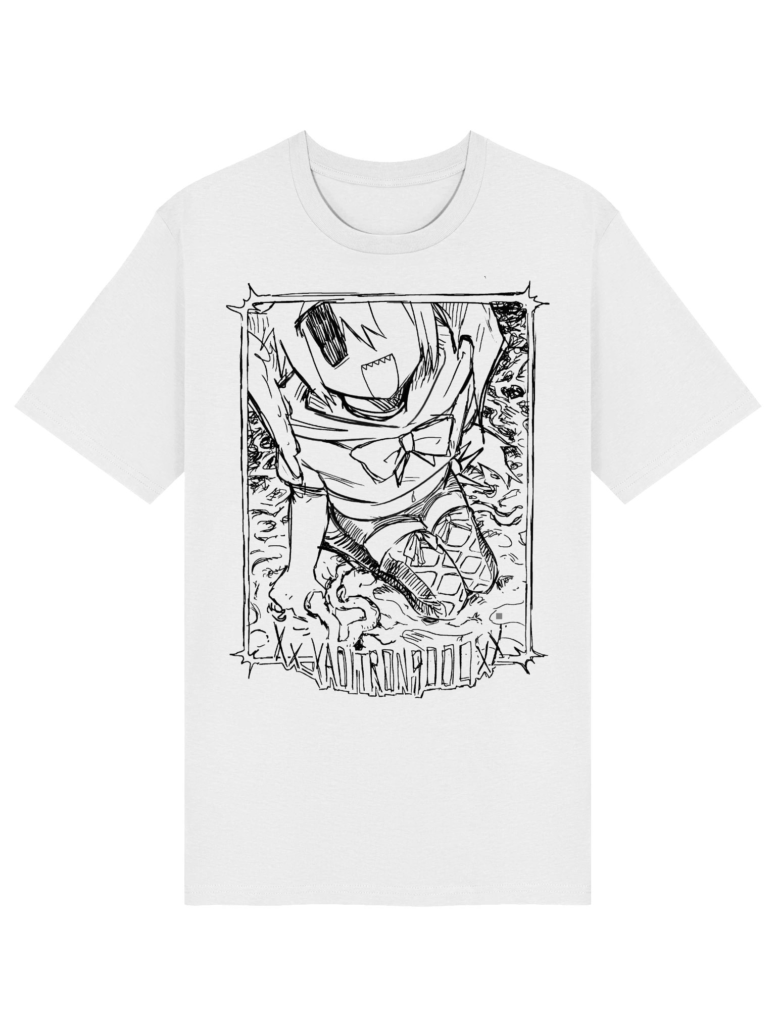Yaoitron GUTS shirt (White) product image (11)