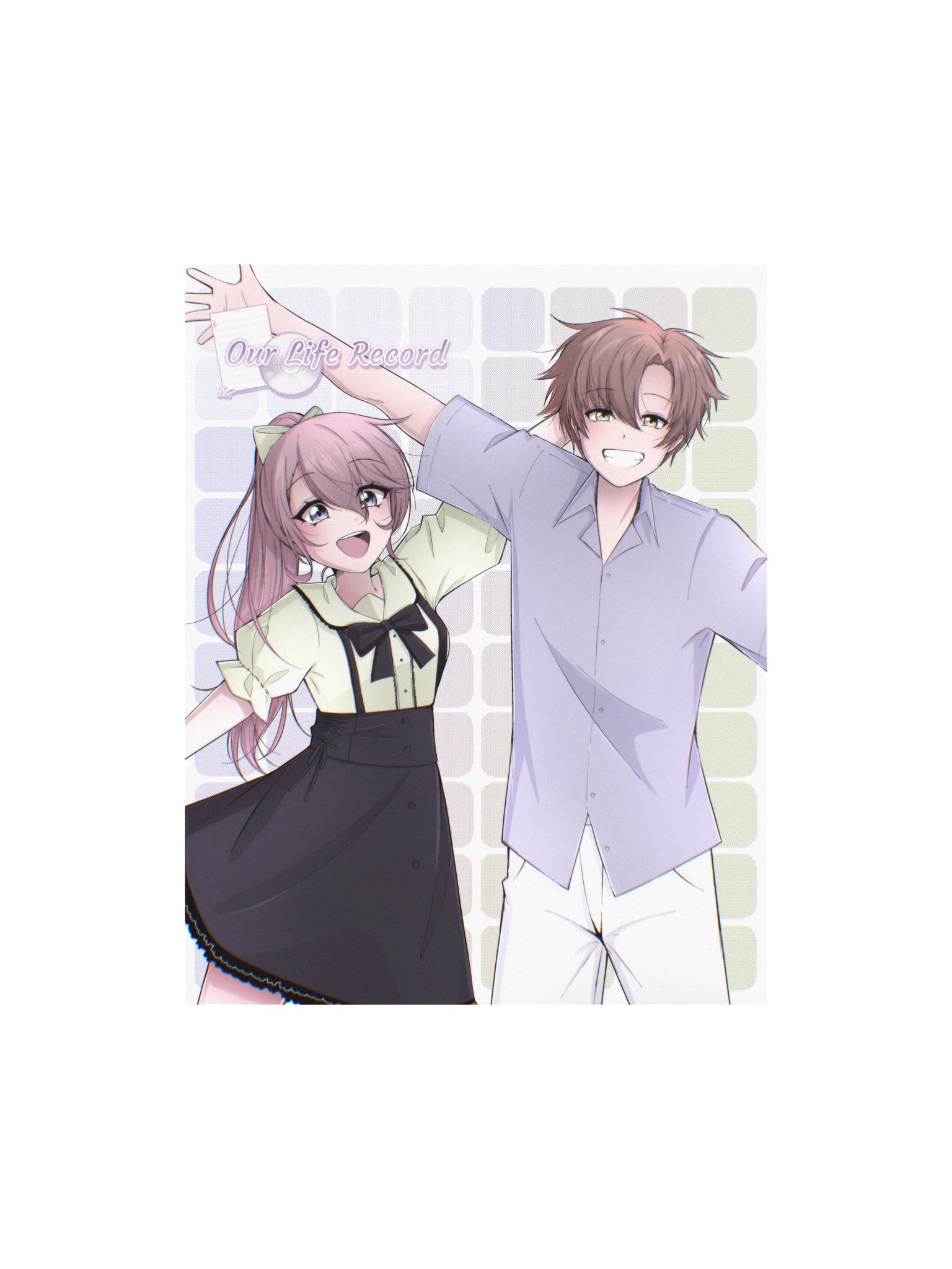 Poster "Our Life Record" – Mifuyu & Suha (27,94x35,56 cm) product image (1)