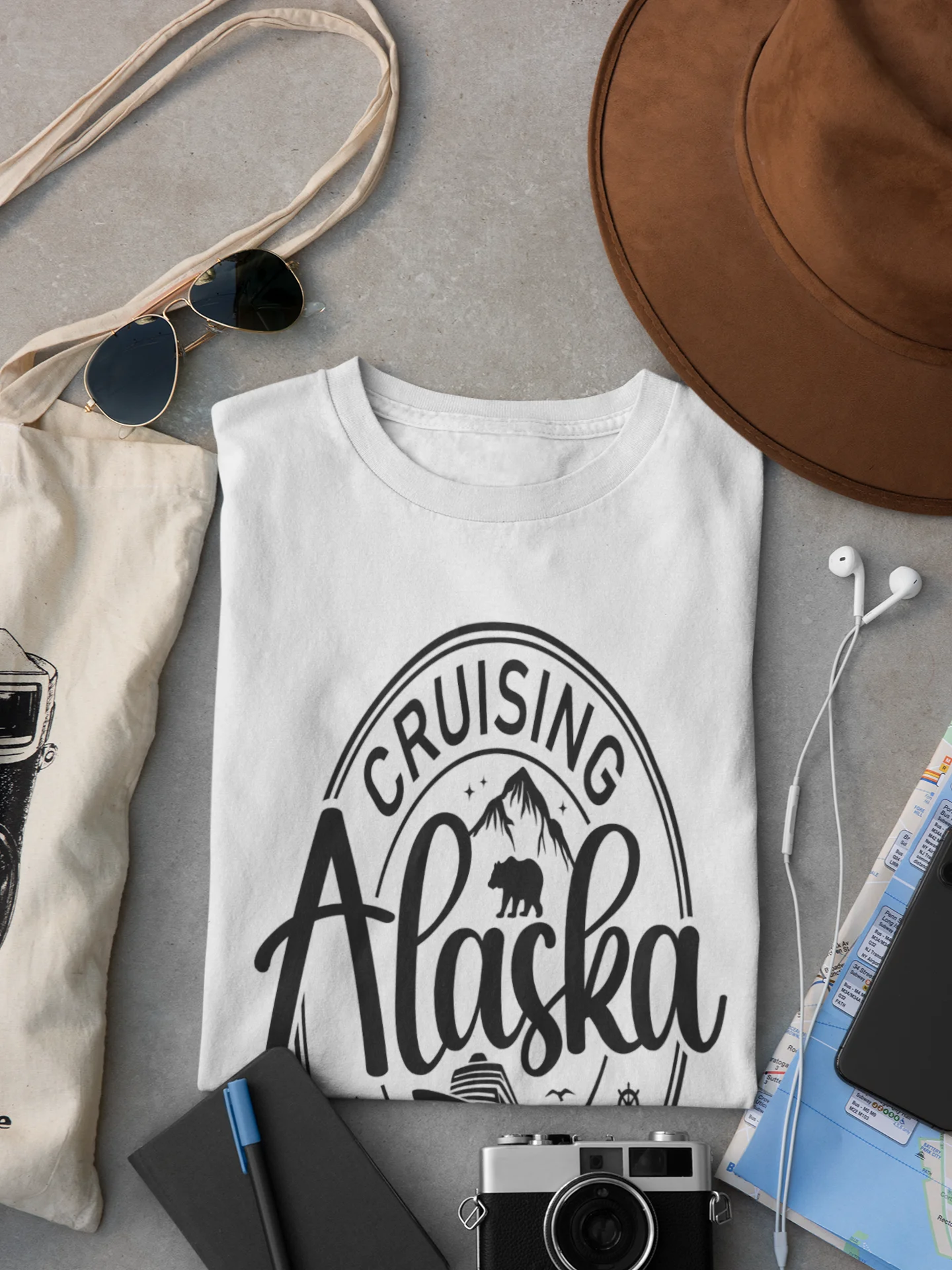 Cruising Alaska Together Unisex Softstyle T-Shirt Light Colours product image (5)