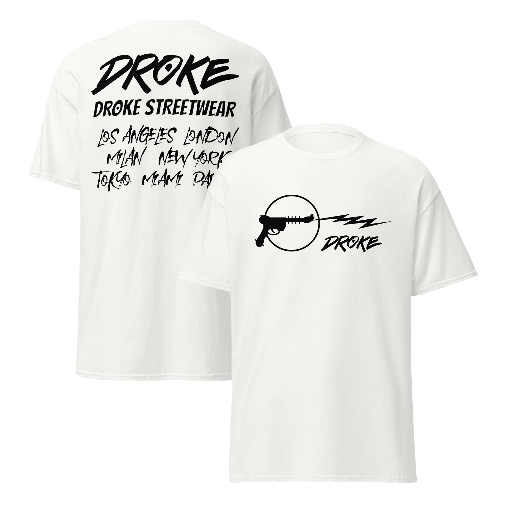 DROKE - Black Laser Gun T-shirt product image (6)