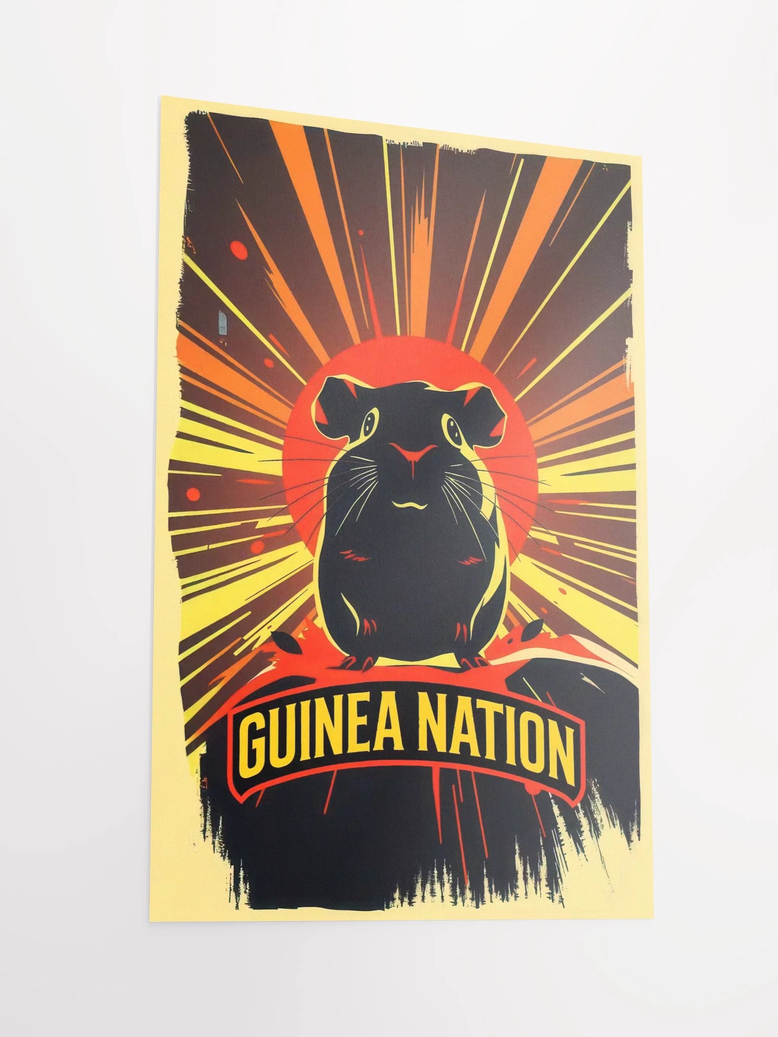 GUINEA NATION Vibrant Pop Art Matte Poster product image (2)