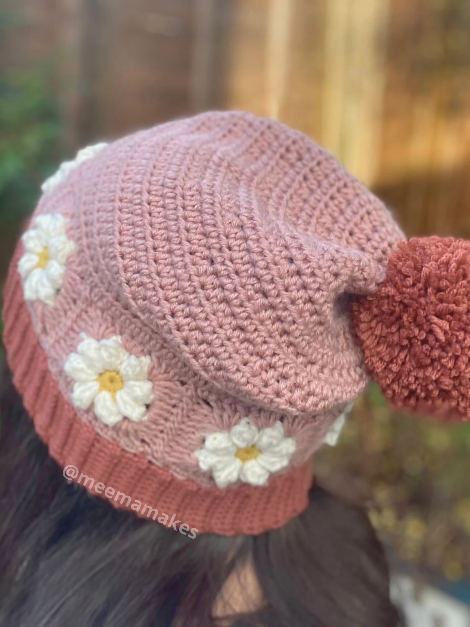 Daisy Beanie Hat Pattern product image (4)