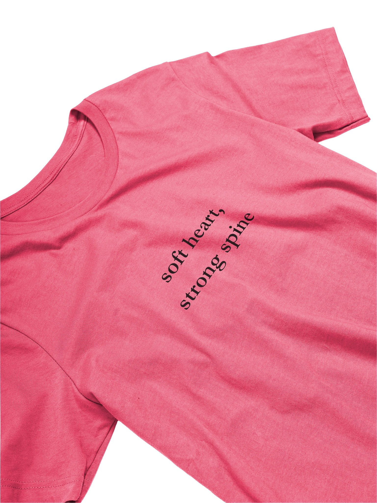 The "Soft Heart, Strong Spine" Minimalist Tee product image (21)