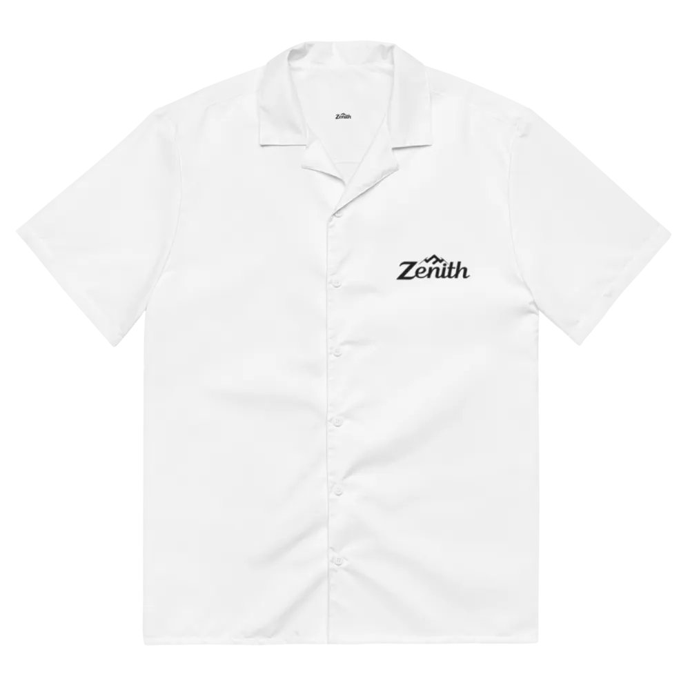 Zenith Unisex White Hawaiian Shirt - UPF50+ Sun Protection product image (3)