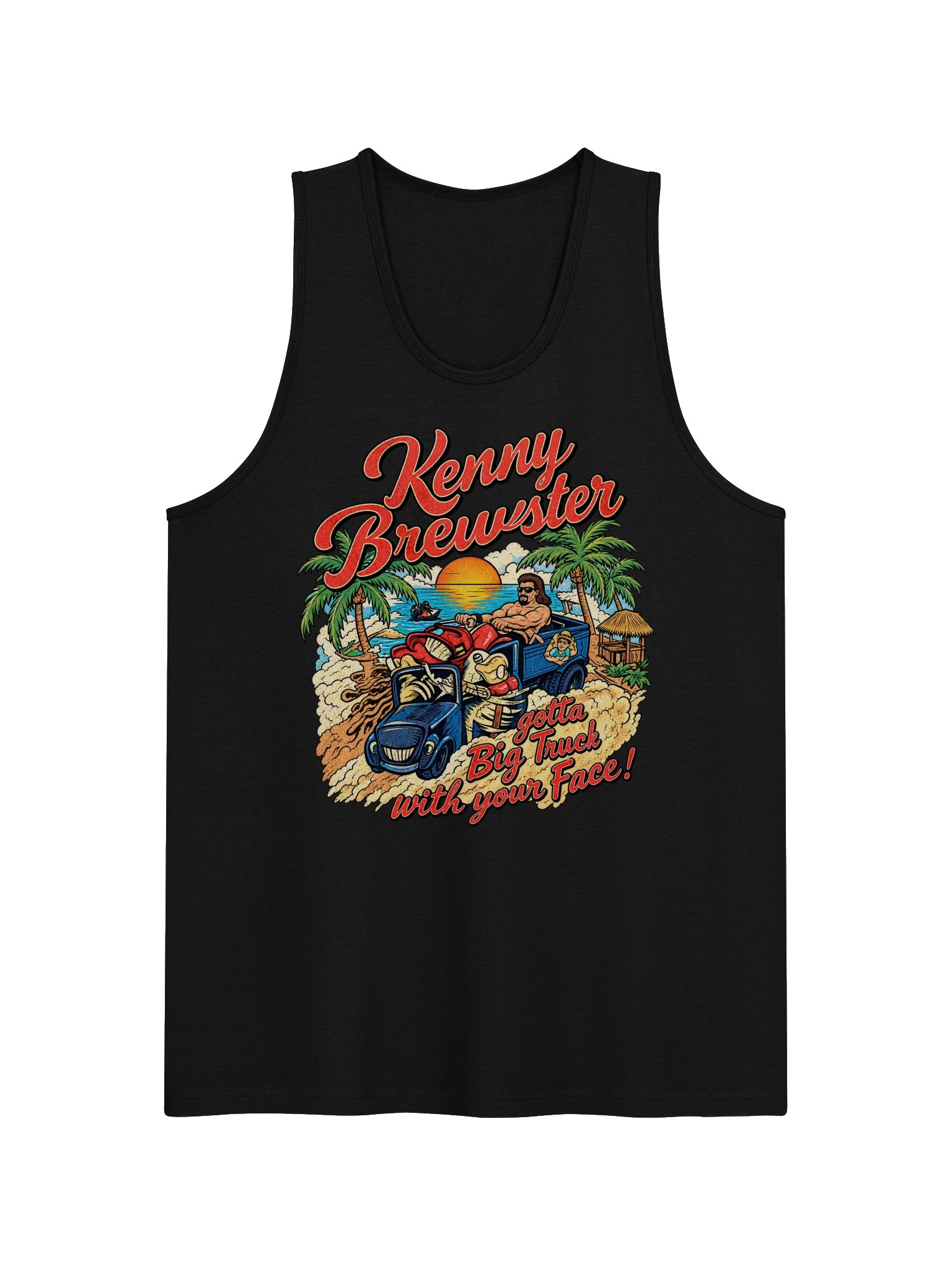 GTA VI Kenny Brewster “I Got a Big Truck with Your Face” Tank Top product image (2)