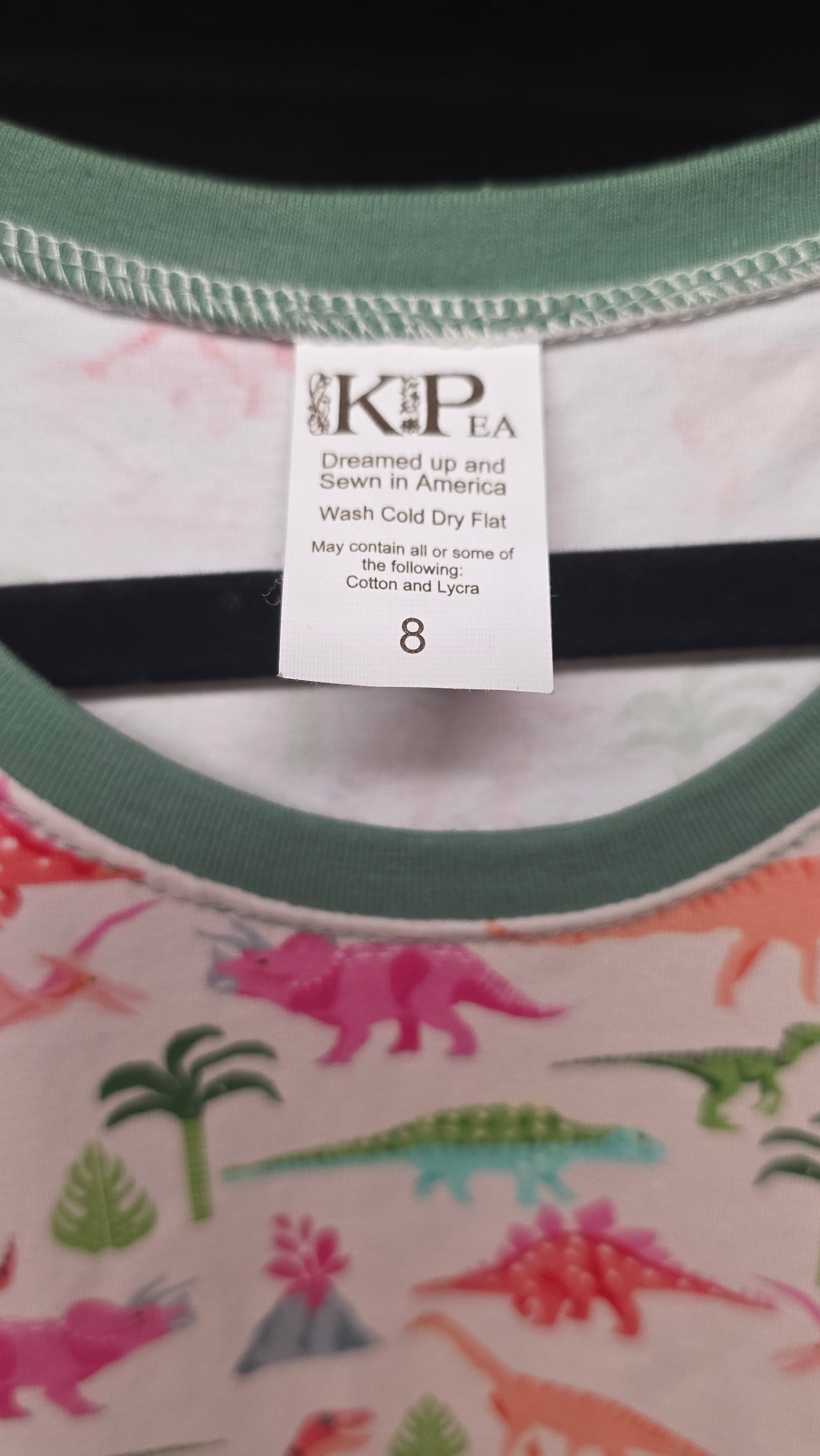 KPEA - Size 8 - GENTLY USED - Dino top dress product image (3)