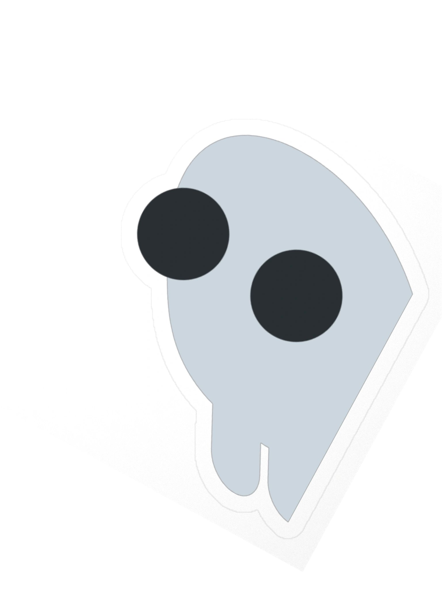 Corrupted Skull Emoji Sticker product image (2)