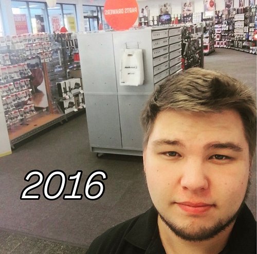 I heard we’re looking back at 2016…? Here is what my life looked like 10 years ago 😁 #2016