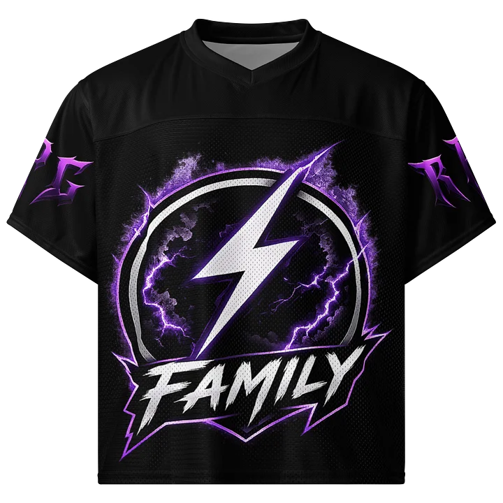 FAMILY Lightning All-Over Print Boxy Jersey product image (1)