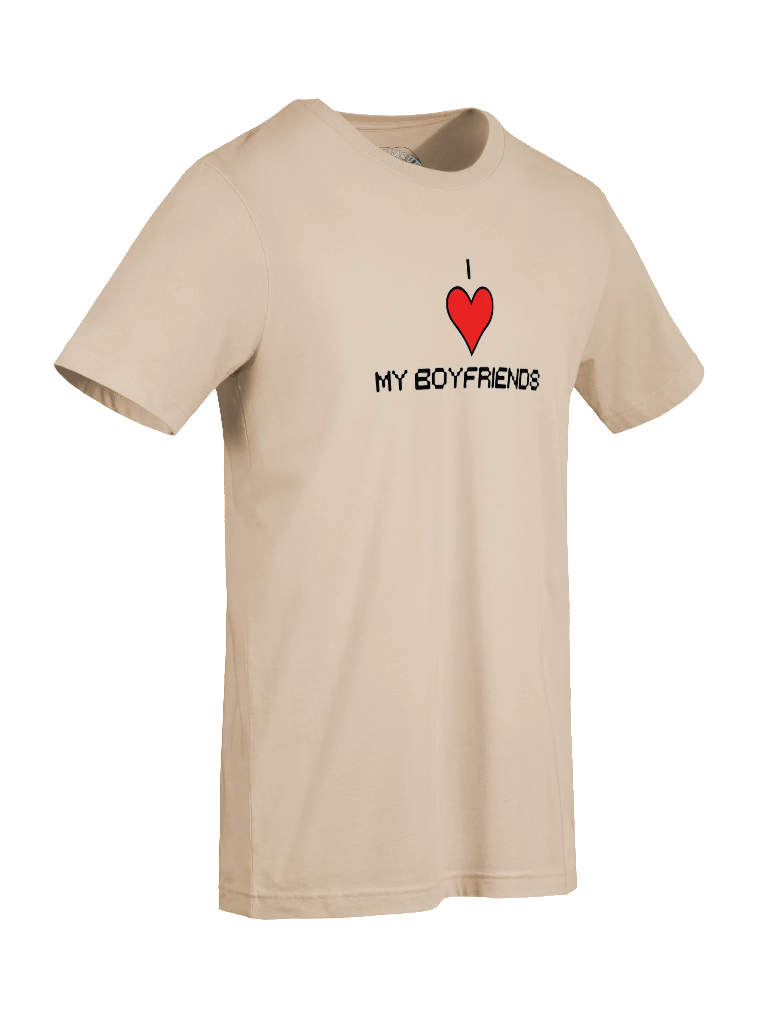 I Love My Boyfriends Super Soft White Ink Tee product image (7)