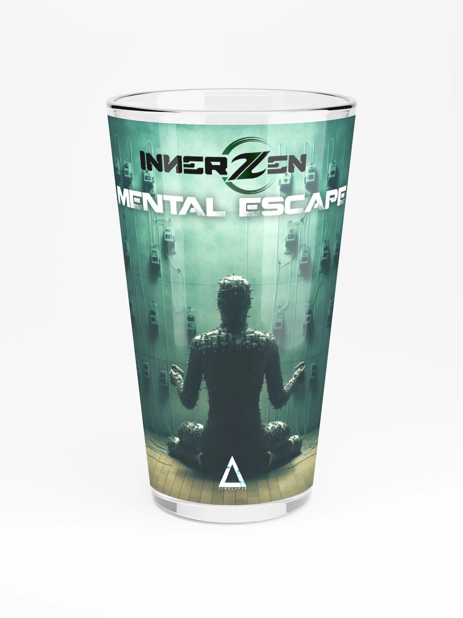 Mental Escape Pint Glass product image (3)