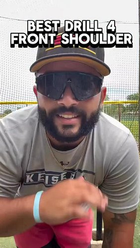 Best drill for your front shoulder !! #Baseball