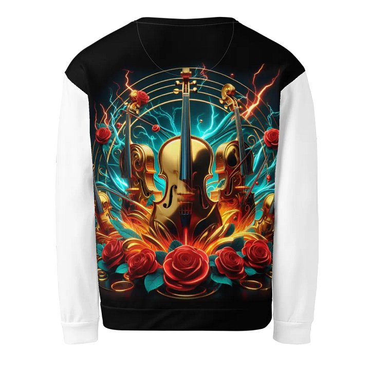 Golden Symphony All-Over Print - Unisex Sweatshirt #4 product image (2)