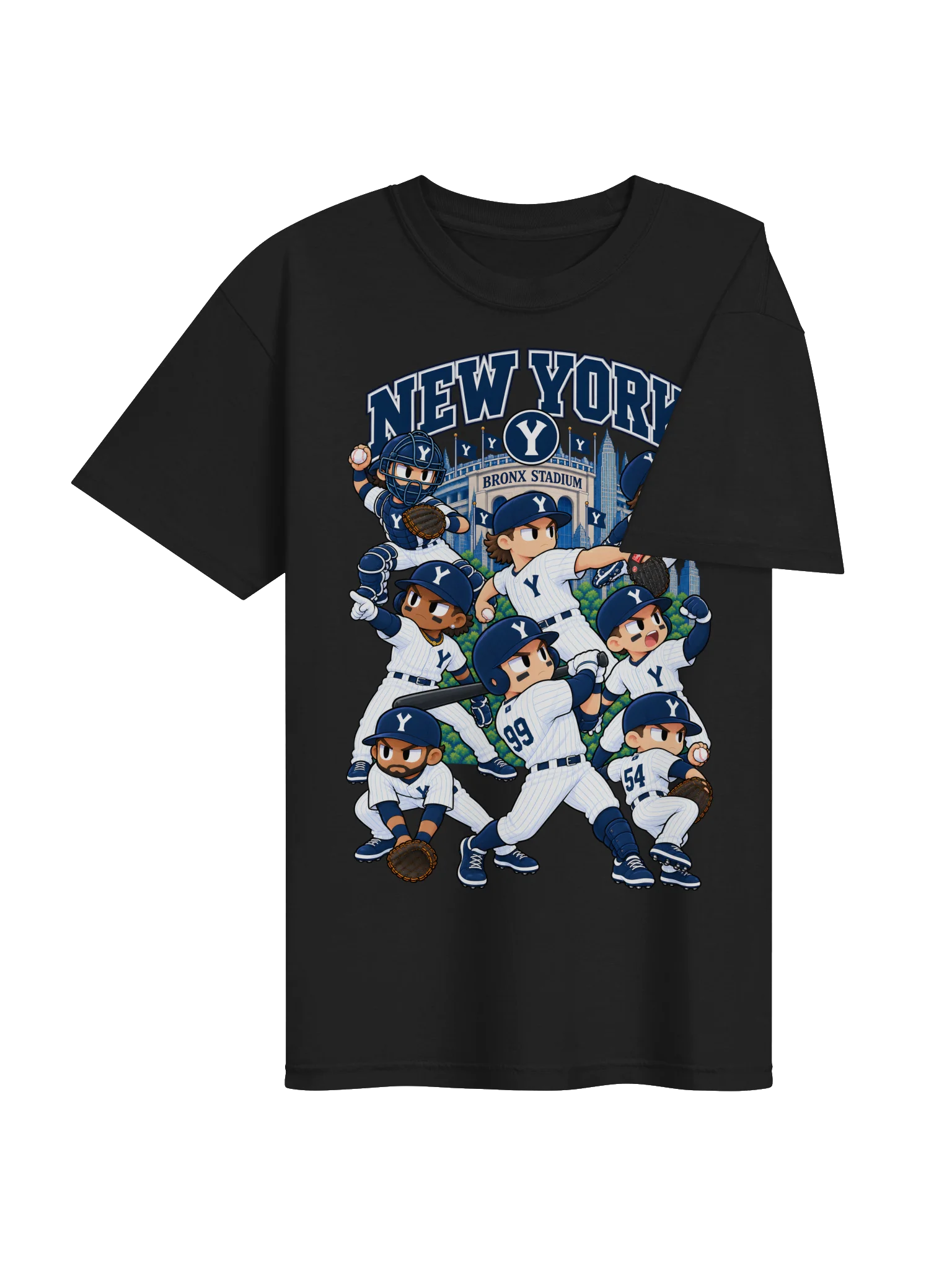 New York Bronx Baseball Animated Player T-Shirt product image (4)