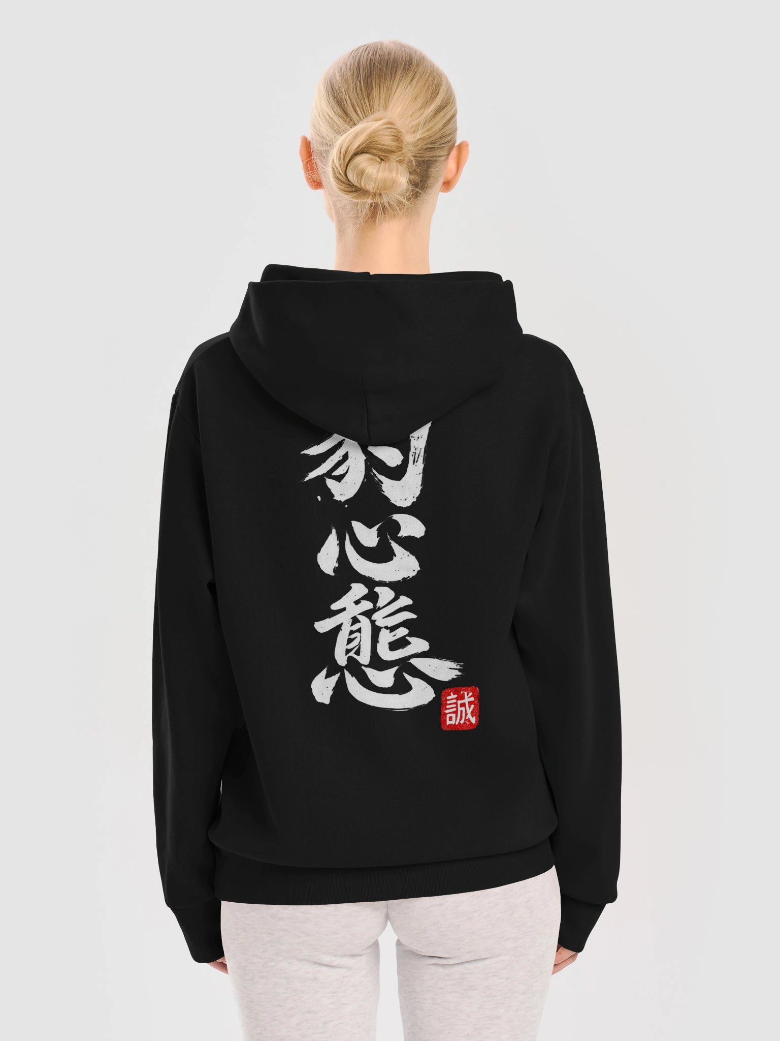 Leopard Mentality™ Calligraphy Hoodie | Urban Streetwear Black Pullover product image (10)