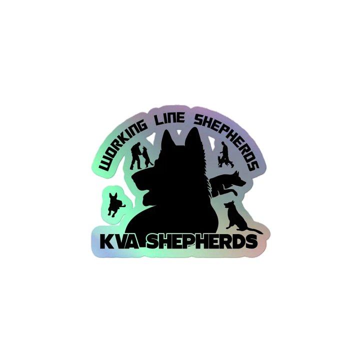 Working Line Shepherds Holographic Sticker Sheet product image (2)