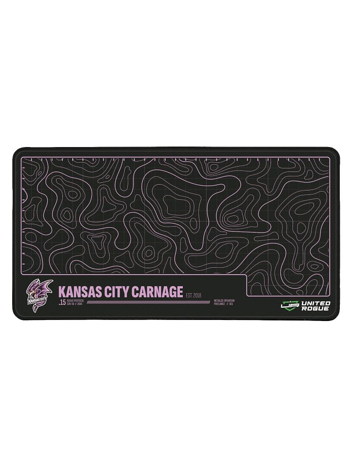 Kansas City Carnage Map Desk Mat product image (1)