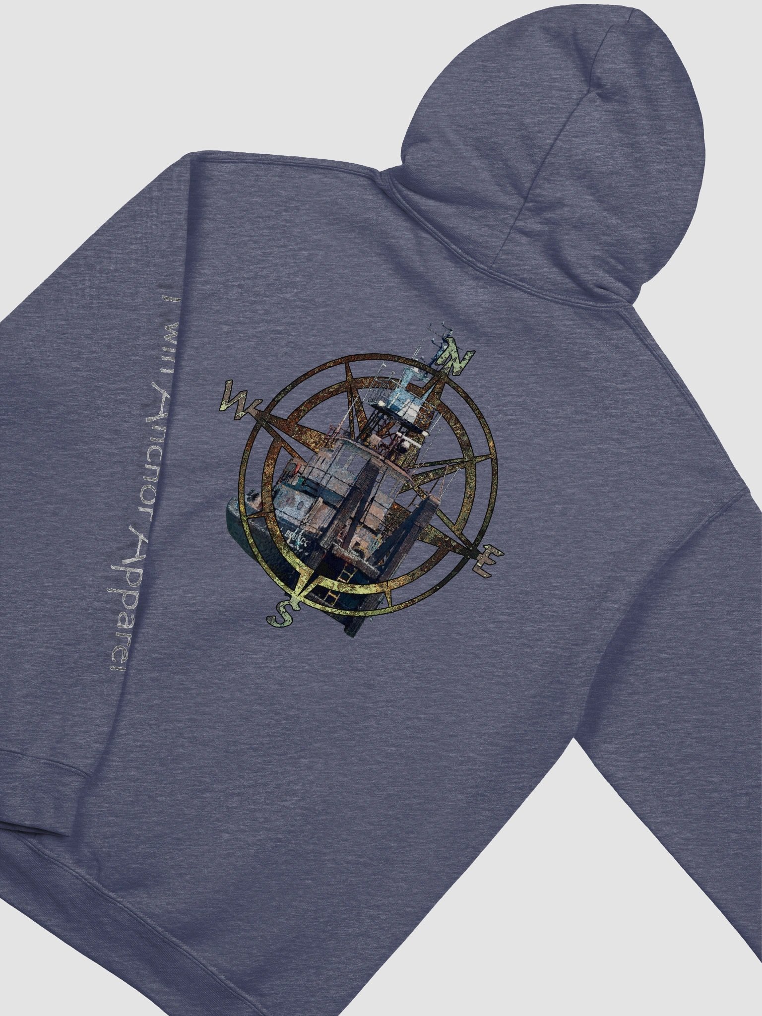 Compass Rose & Tug Terri L. Brusco – Maritime Heritage | Twin Anchor Apparel AB Watch Line product image (1)