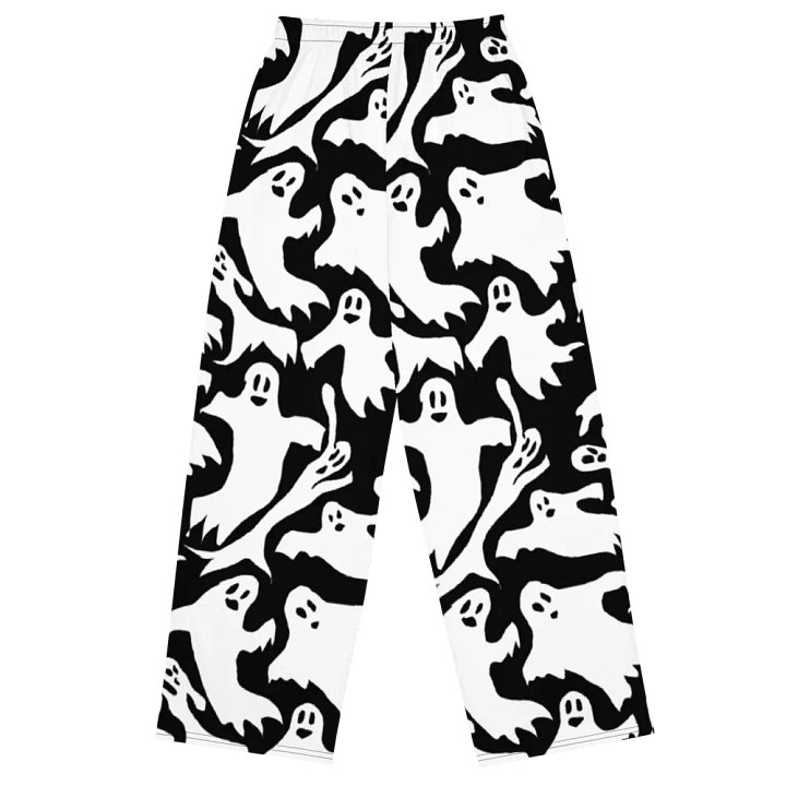Ghosts Pattern Wideleg Pants product image (1)