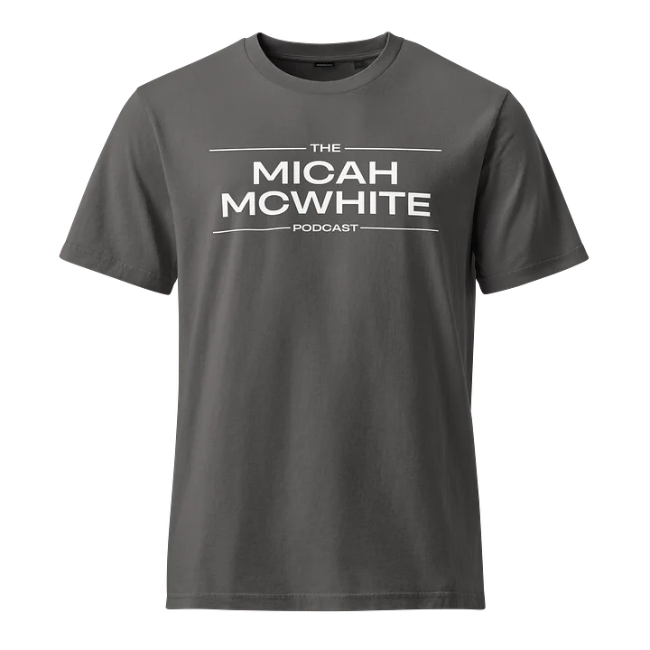 Micah McWhite Podcast Vintage Washed Unisex Tee product image (2)
