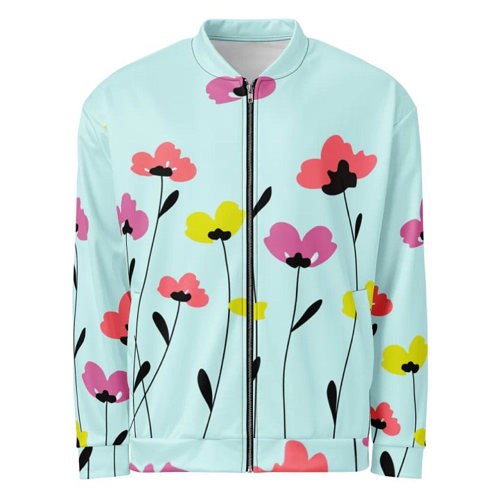 Blossom Breeze All-Over Print Bomber Jacket product image (1)