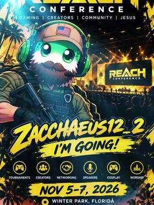 See You There #gamers #streamer #reach #con #faith  @Reach Conference 