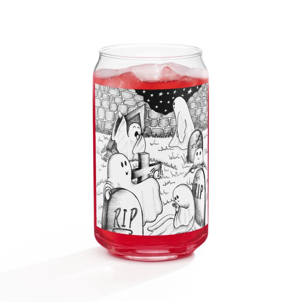 Graveyard Wake Up can-shaped glass product image (9)
