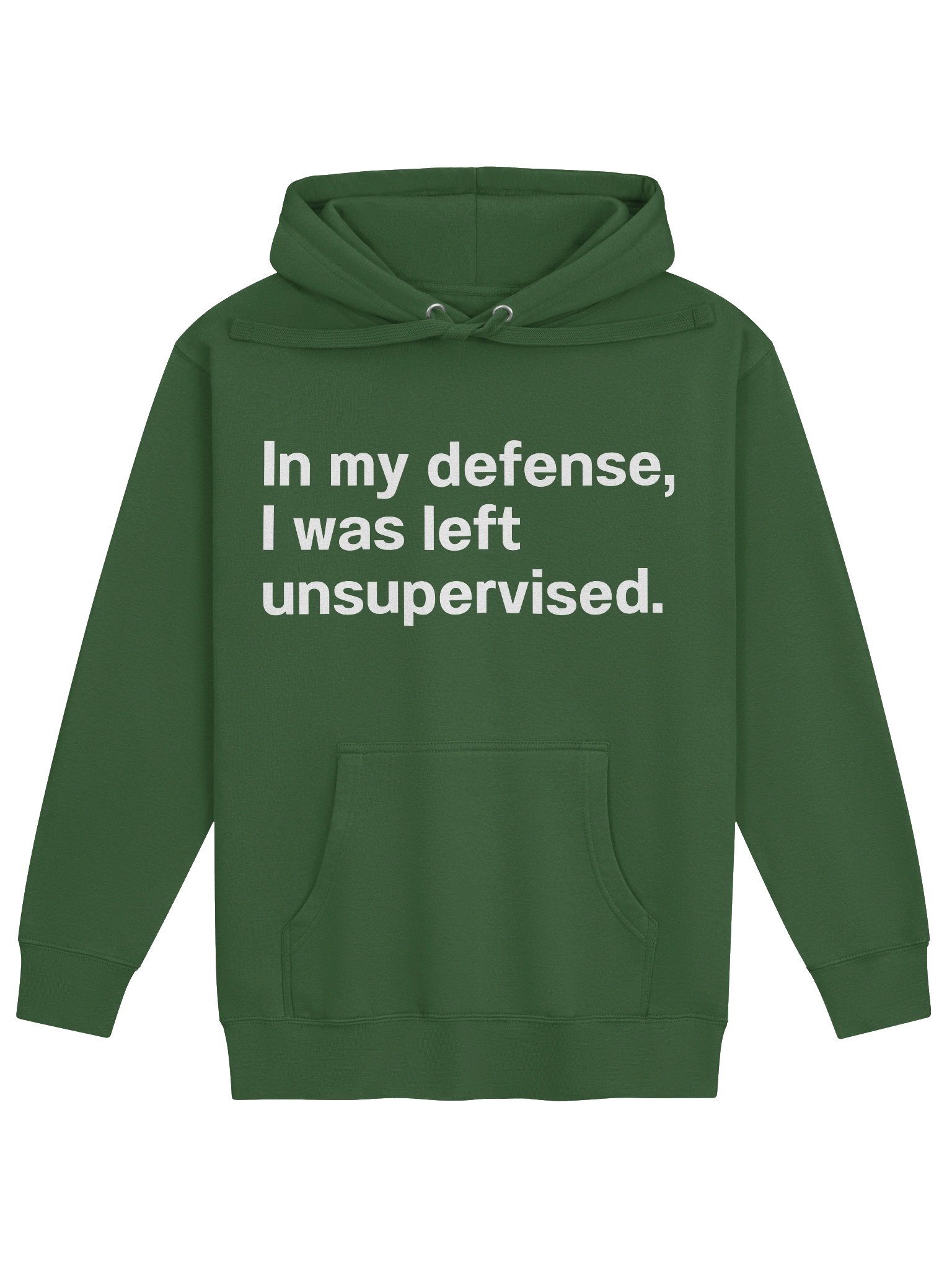 In my defense, I was left unsupervised. Unisex Hoodie product image (25)