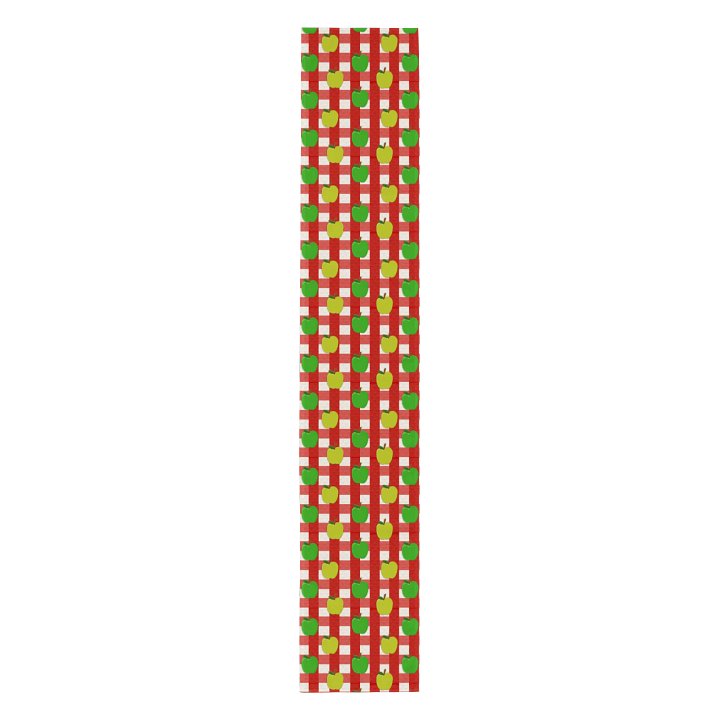 Apple Gingham Pattern in Red Table Runner product image (2)