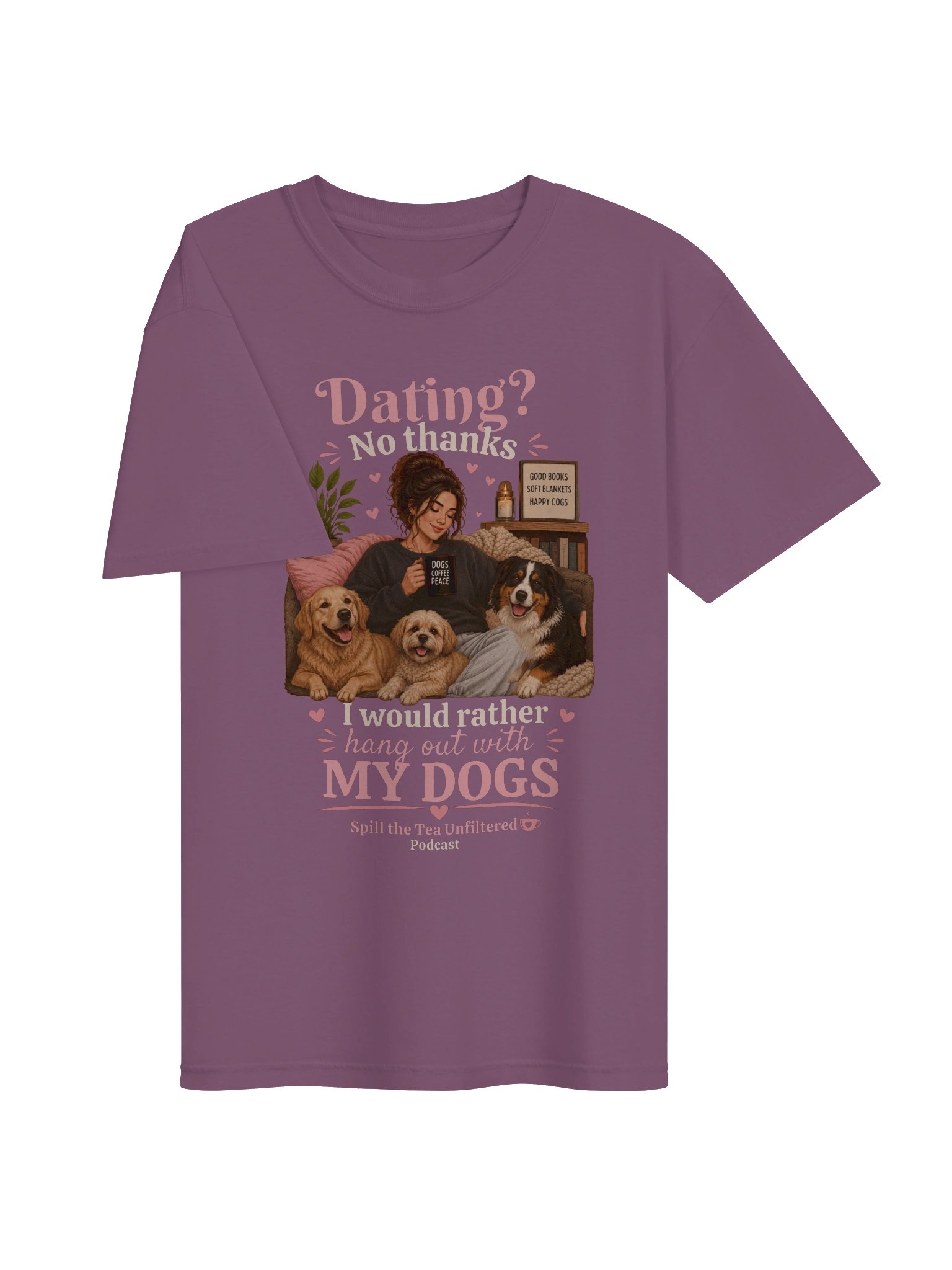 Dating? No Thanks — Cozy Dog-Lover Tee product image (3)