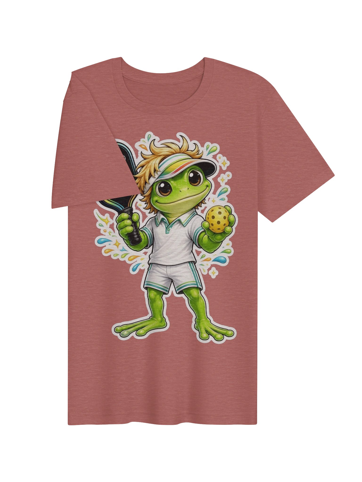 Frog Pickleball Cartoon Tee product image (23)
