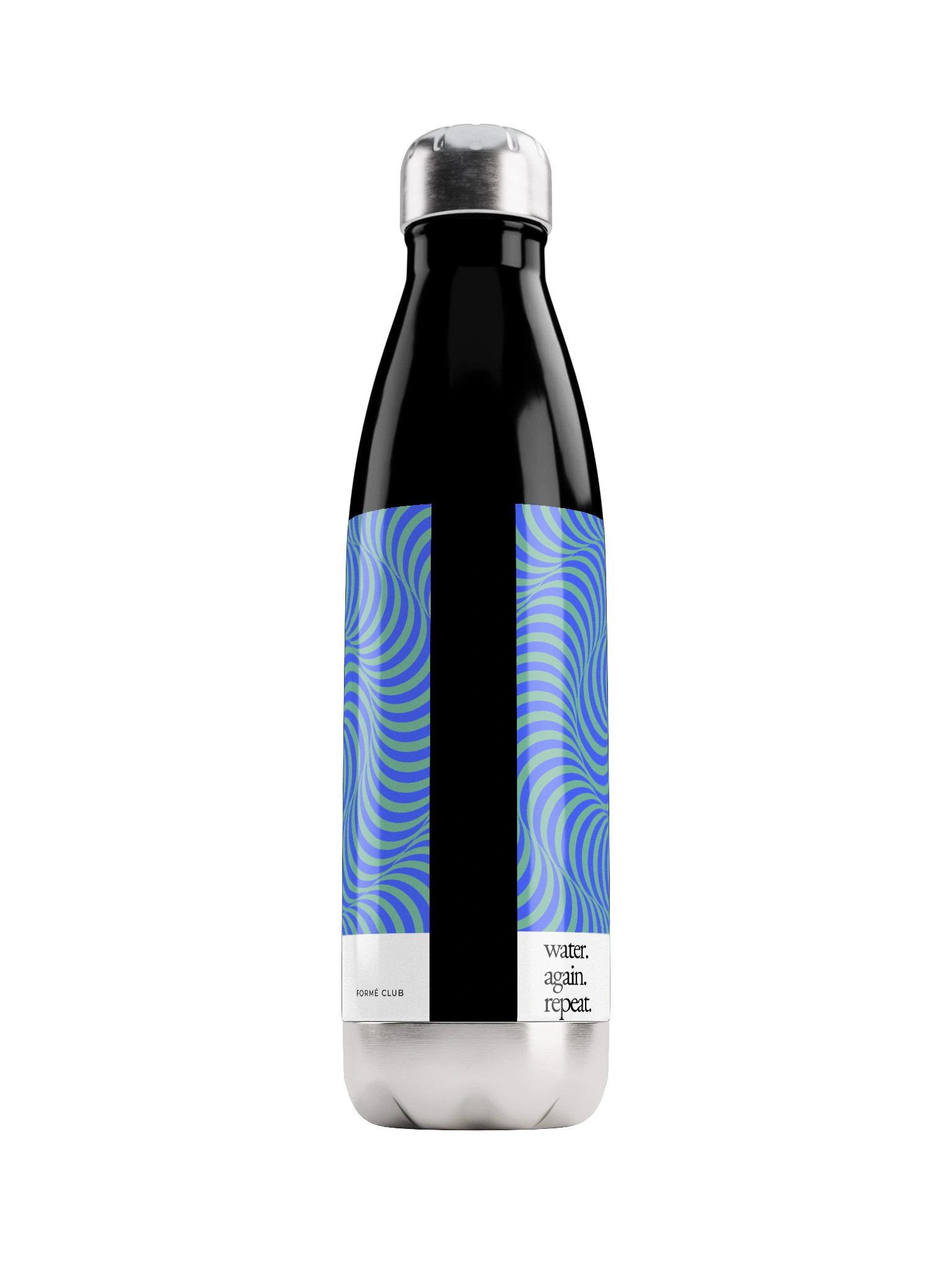 Water. Again. Repeat. - Minimal Water Bottle product image (1)