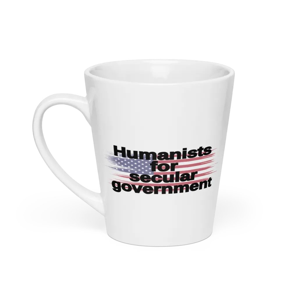 Humanists For Secular Government Latte Mug product image (1)